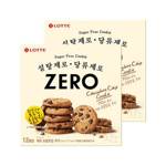 롯데제로 초콜릿 칩 쿠키 12p, 168g, 2개