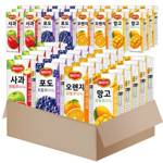 [메리박스 60팩] 델몬트 드링크 팩 오렌지*15 포도*15 망고*15 사과*15, 60개, 190ml